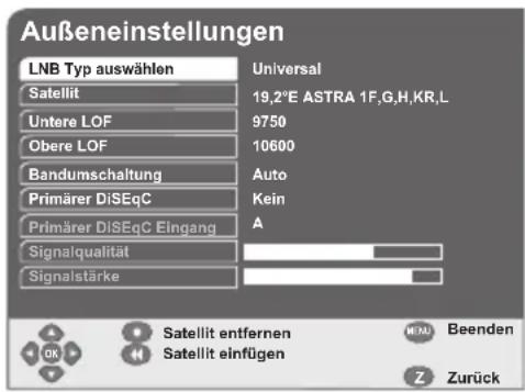 GSS DRS 550 HDMI - LNB-Typ auswählen - 1