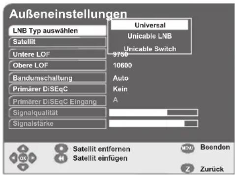 GSS DRS 550 HDMI - LNB-Typ auswählen - 2