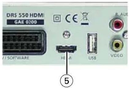 GSS DRS 550 HDMI - Fernsehgerät über HDMI anschließen - 1