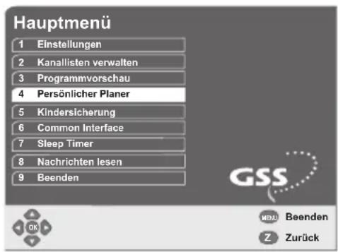 GSS DRS 550 HDMI - Persönlicher Planer - 1