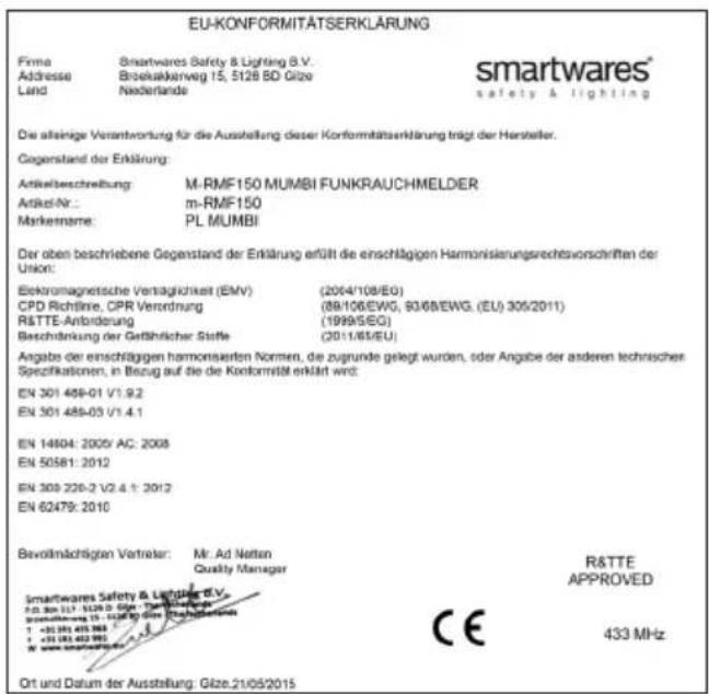 Mumbi M-RMF150/6 - Hinweise zum Umweltschutz - 3