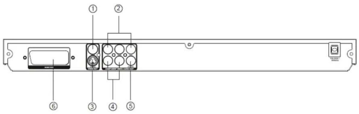 Euroline DVD8250 - Rückseite - 1