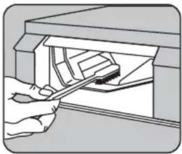 ZANUSSI ZWH 6120 P - Reinigen der Schubladenaufnahme - 1