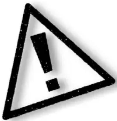 Warning symbol with exclamation mark inside a triangle, commonly used to indicate caution or hazard.
