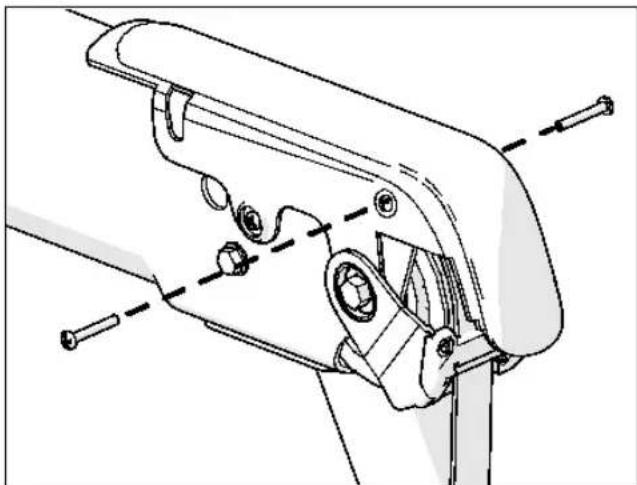Precor P10 Console - So bringen Sie die Seitenarmstützen an: - 6