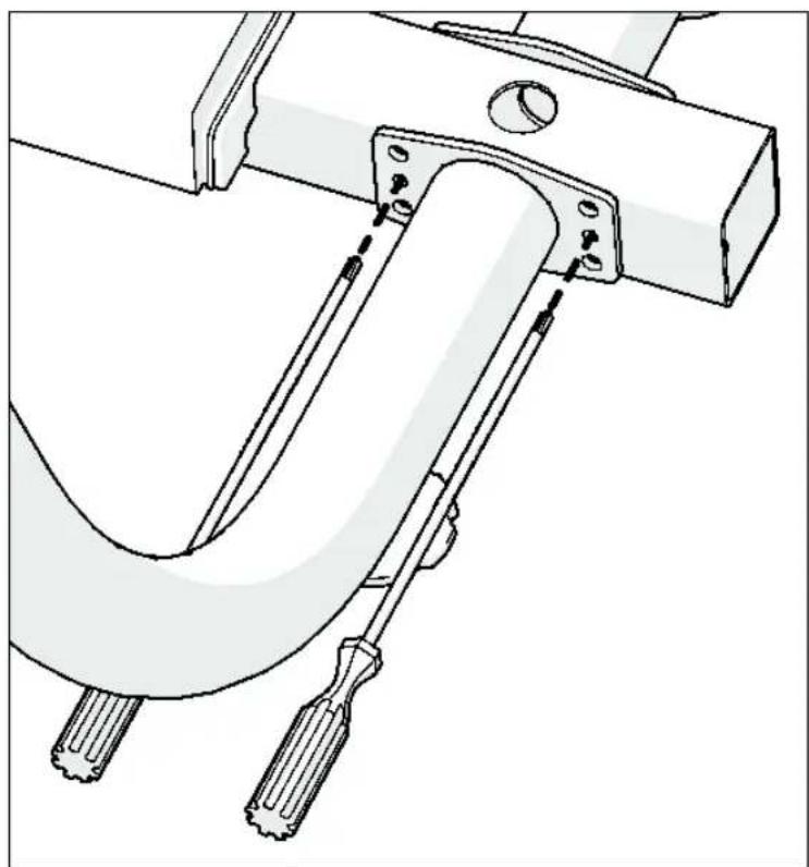 Precor P10 Console - So bringen Sie die Seitenarmstützen an: - 4