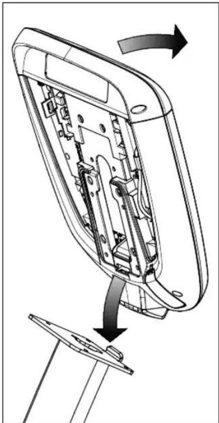 Precor AMT813 - Den Kabelsatz einziehen: - 1