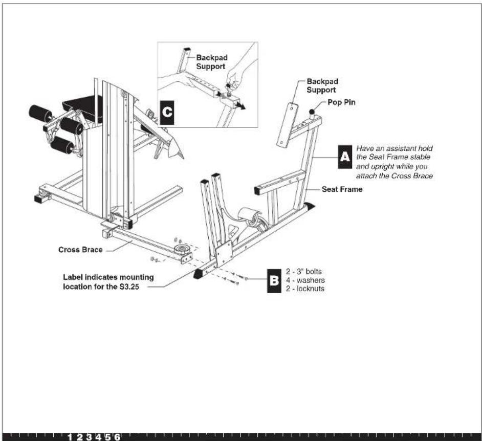 Precor S3.25 Leg Press - Assemble the Frame - 1