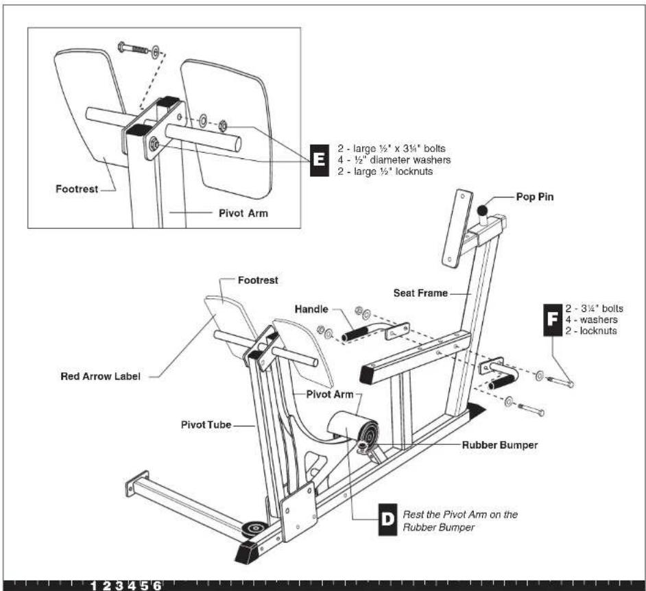 Precor S3.25 Leg Press - S3.25 Leg Press Option Assembly Instructions - 1