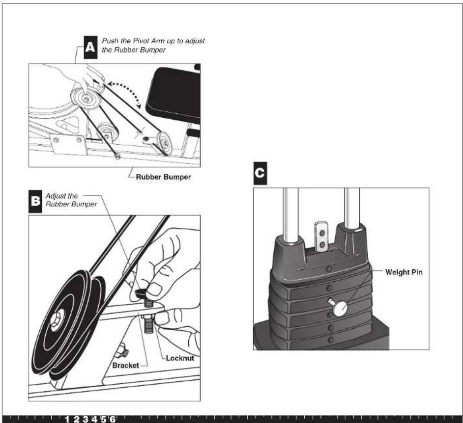 Precor S3.25 Leg Press - Adjust the Rubber Bumper on the Leg Press Option - 1