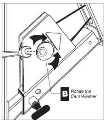 Precor S3.25 Leg Press - Rotate the Cam Washer - 2