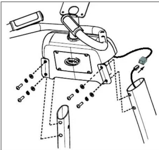Precor EFX 811 - Installing the Display Console Mount - 1