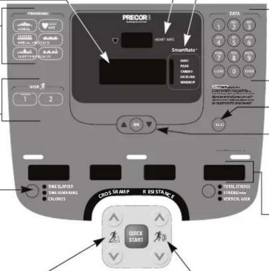 Precor EFX 5.33 - Display Console - 1