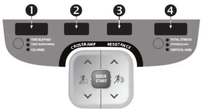 Precor EFX 5.33 - Display Console - 5