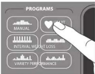 Precor EFX 5.33 - Selecting a Program - 1