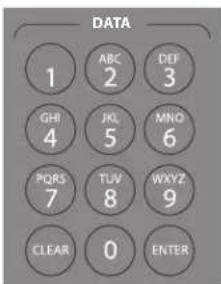 Precor EFX 5.33 - Number Keypad - 1