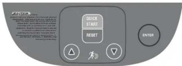 Precor EFX 5.21 - Lower Keypad - 1