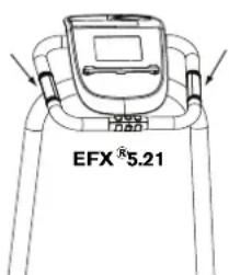 Precor EFX 5.21 - Using the Touch-Sensitive Grips - 2
