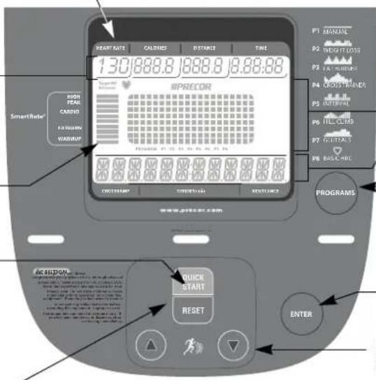 Precor EFX 5.21 - Display Console - 1