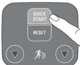 Precor EFX 5.21 - Choosing QUICKSTART - 1