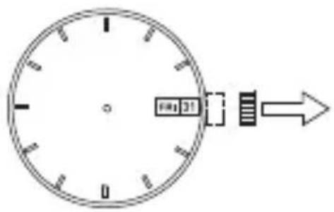 ORIENT Diver FEM6500BB9 - ◆ IMPOSTAZIONE DELL'ORA E DELLA DATA [NQ(559), PM(599)] - 1