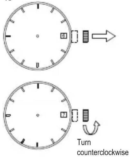 ORIENT Diver FEM65008B9 - ◆ HOW TO SET THE TIME &amp; DATE [DW(48D), ER(487), NR(557), PF(597)] - 1