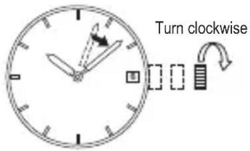 ORIENT Diver FEM65008B9 - ◆ HOW TO SET THE TIME &amp; DATE [DW(48D), ER(487), NR(557), PF(597)] - 3