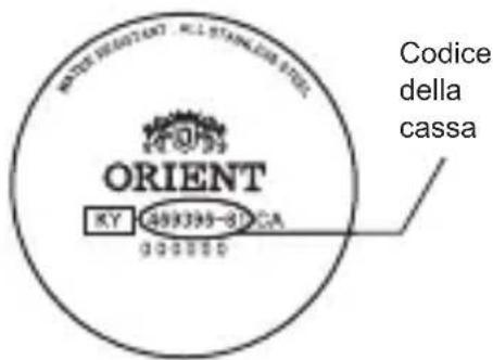 ORIENT Diver FEM65007B9 - Individuazione dal codice della cassa - 2
