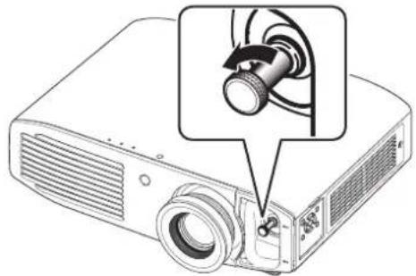PANASONIC PT-AH1000E - Entfernen Sie die Objektivverschiebungs-2) Abdeckung. - 1