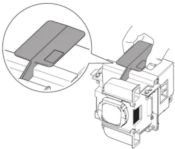 PANASONIC PT-AH1000E - ■ Vor Austausch der Lampe - 1