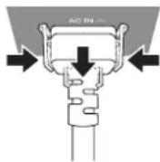 PANASONIC PT-AH1000E - ■ Trennen des Anschlusses - 1