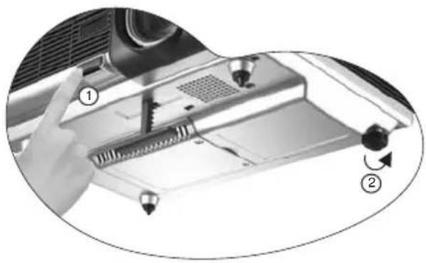BENQ PB2240 - Adjusting the Height - 1