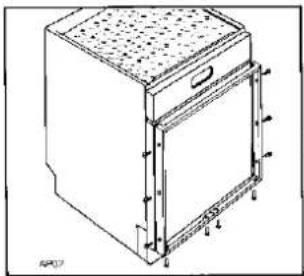 FAURE LVN363W - Habillage de la porte - 1