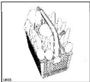 FAURE LVN363W - Utilisation du panier inférieur - 2