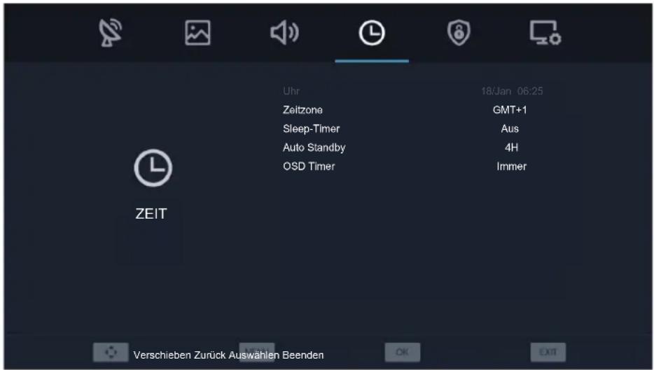 HISENSE H49N2100S - Zeitmenü - 1