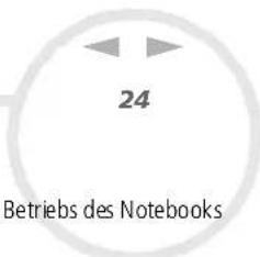 24 Betriebs des Notebooks