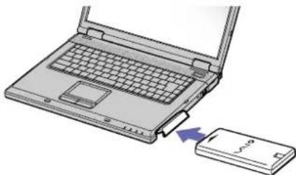 SONY Vaio PCG-GRV616S - Einsetzen des Akkus - 2