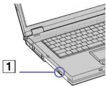 SONY Vaio PCG-GRV616S - Das CD-RW/DVD-ROM oder DVD±RW-Laufwerk\* - 1