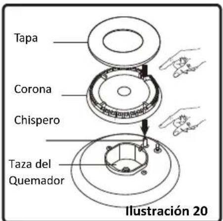 NEW POL NWC55BX - Control de los Quemadores de la Encimera - 5