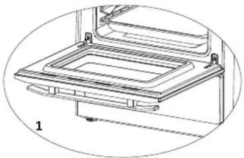 NEW POL NWC55BX - Remover a porta do forno - 1