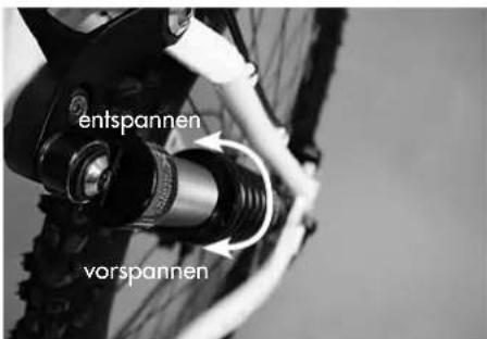CENTURION City Speed 8 - Einstellen des X-Fusion Federbeins 15.4.1 Einstellen des negativen Federwegs - 3