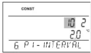 Elektrobock BPT 32 - EINSTELLUNG DER KENNWERTE FÜR PI-REGELUNG - 1