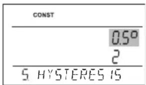 Elektrobock BPT 32 - EINSTELLUNG DER KENNWERTE FÜR HYSTERESE - 1