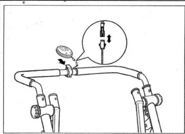 Body Sculpture BSW-1700 - To assemble the upper safety bar: - 1