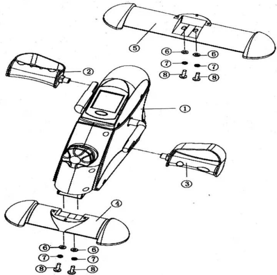 Body Sculpture BC-9031 - EXPLODED-VIEW ASSEMBLY DRAWING - 1