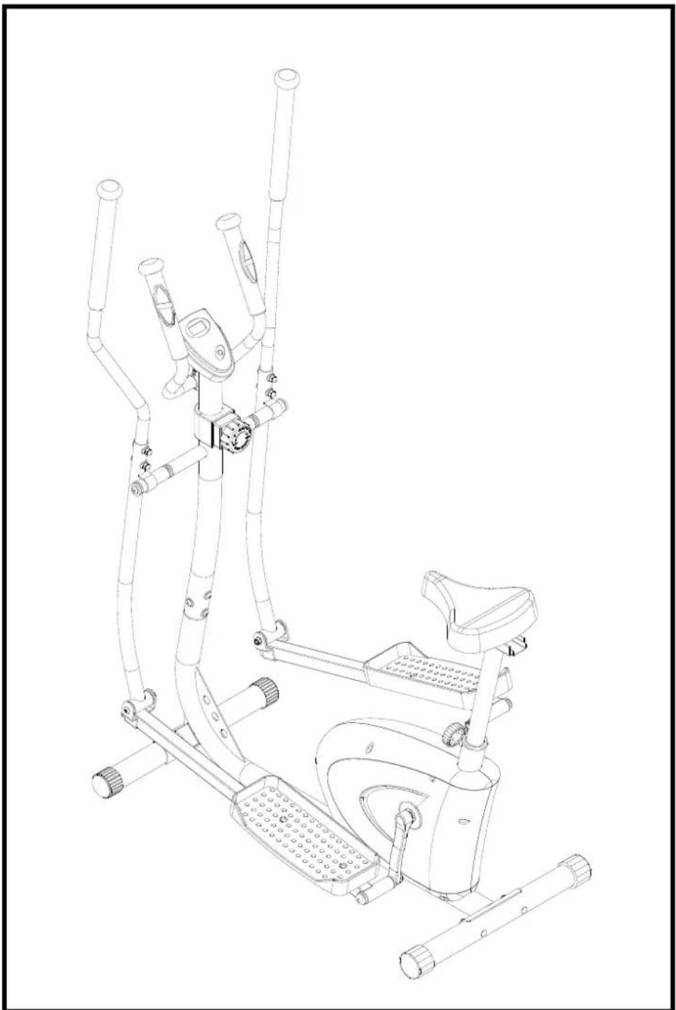 Body Sculpture BE-1675 - IN 1 MAGNETIC ELLIPTICAL STRIDER - 1