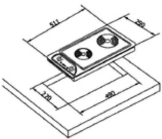 CALIFORNIA DGT102BCA - INSTALLATION DE LA TABLE DE CUISSON - 2