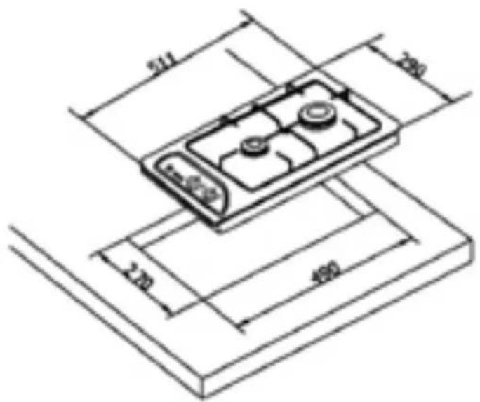 CALIFORNIA DGT102BCA - INSTALLATION DE LA TABLE DE CUISSON - 1