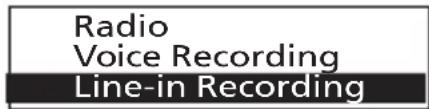 Radio Voice Recording Line-in Recording
