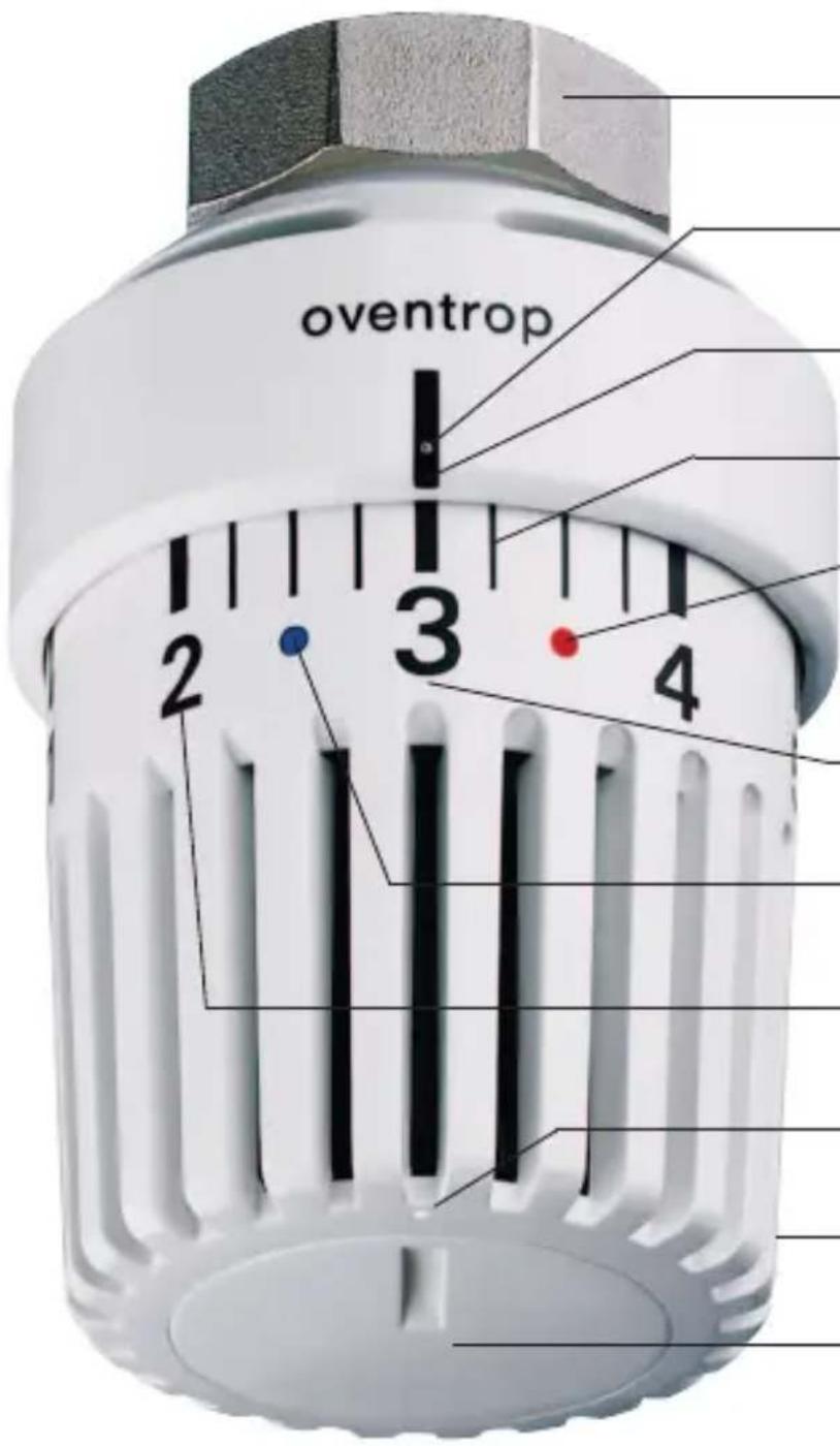 Oventrop Uni LH - Teilebeschreibung - 1